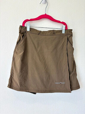 mont-bell Trail Action Skirt Trail Skirt with Shorts Brown Small